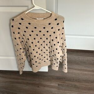 H&M Sleeve Polka Dot Sweater